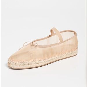Loeffler Randall Kayla soft mesh ballet espadrille flats